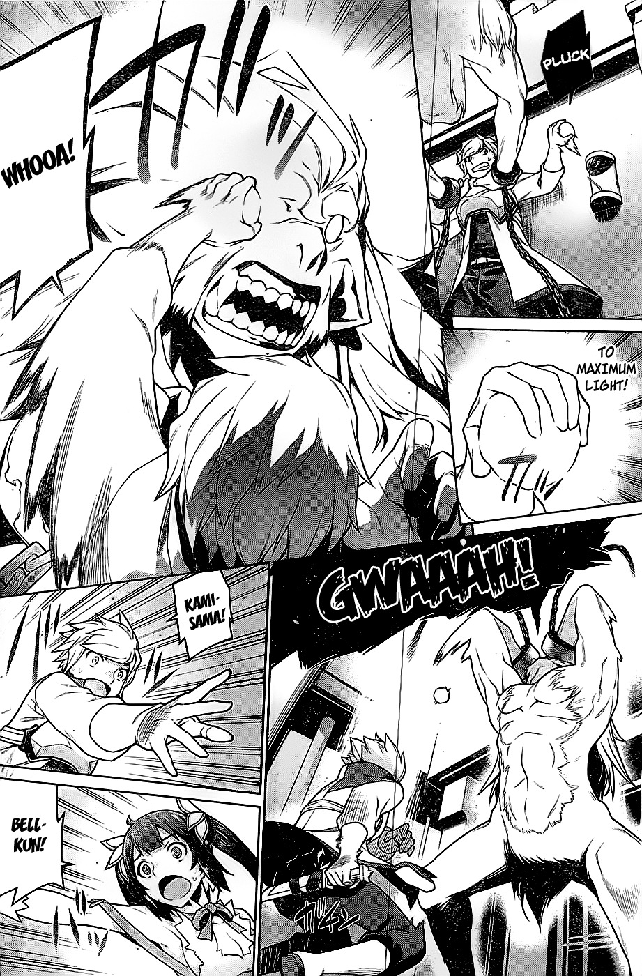 Dungeon ni Deai o Motomeru no wa Machigatte Iru Darou ka Chapter 9 page 19 - Chapter 9: All the Courage