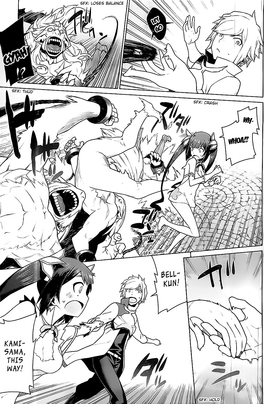 Dungeon ni Deai o Motomeru no wa Machigatte Iru Darou ka Chapter 9 page 5 - Chapter 9: All the Courage