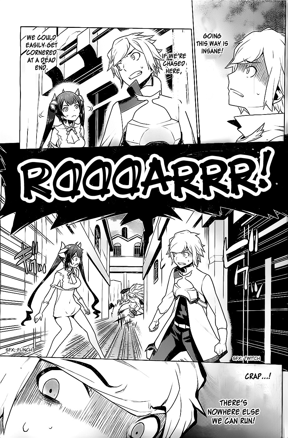 Dungeon ni Deai o Motomeru no wa Machigatte Iru Darou ka Chapter 9 page 9 - Chapter 9: All the Courage