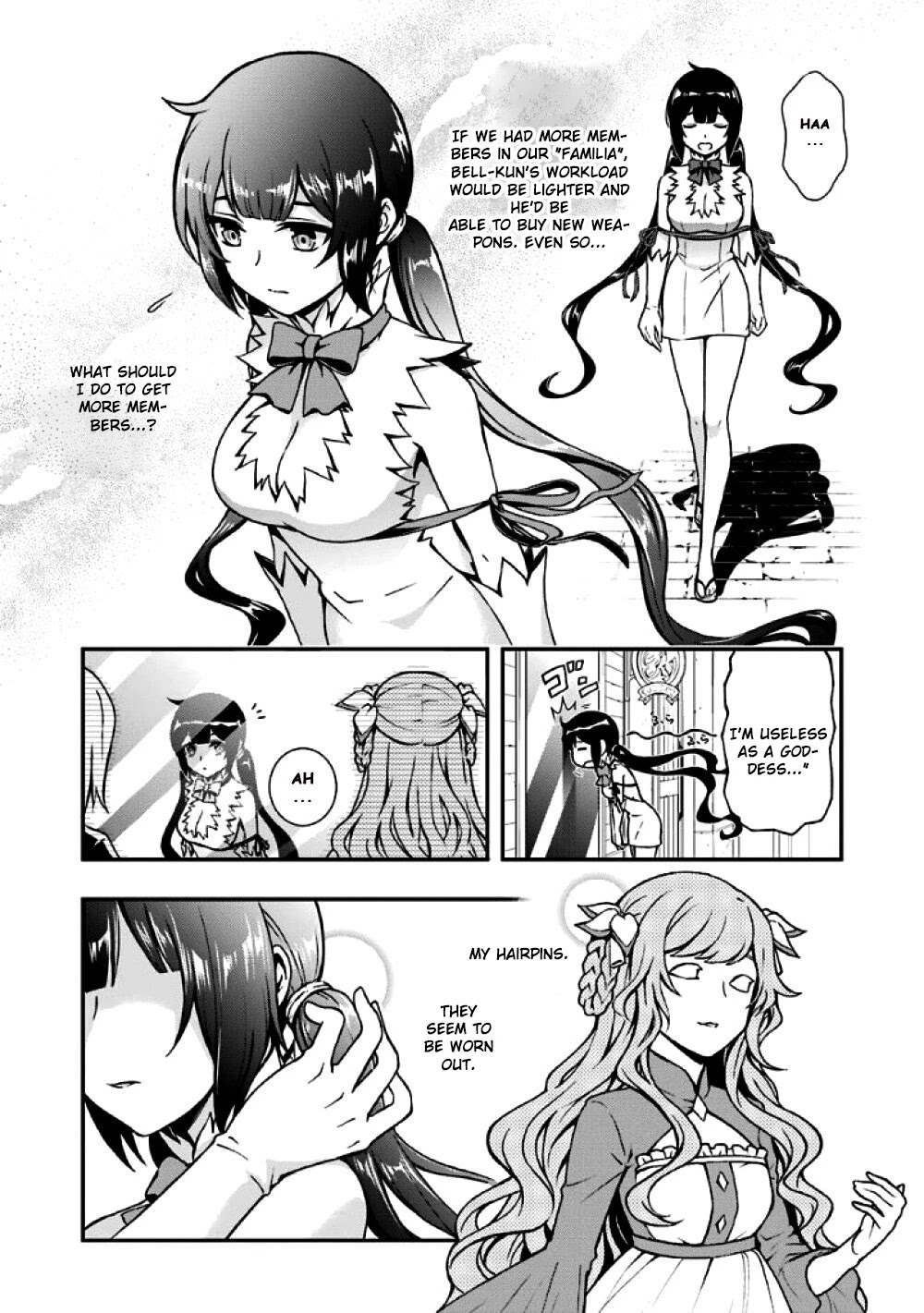 Dungeon ni Deai wo Motomeru no wa Machigatteiru Darou ka II Chapter 0 page 14 - Chapter 0: The goddess of bell