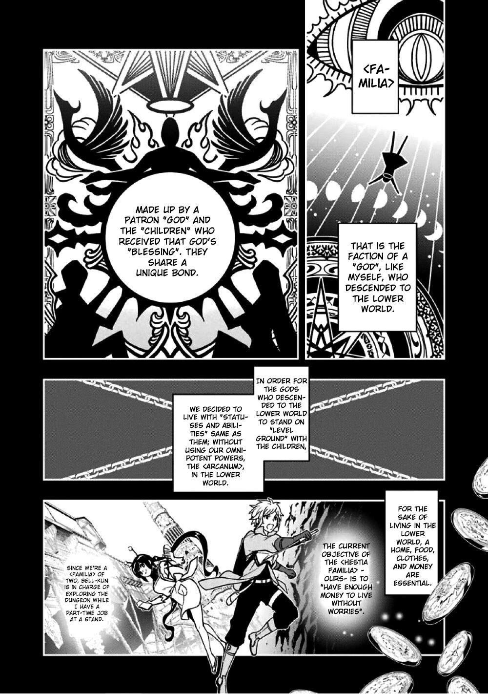 Dungeon ni Deai wo Motomeru no wa Machigatteiru Darou ka II Chapter 0 page 6 - Chapter 0: The goddess of bell