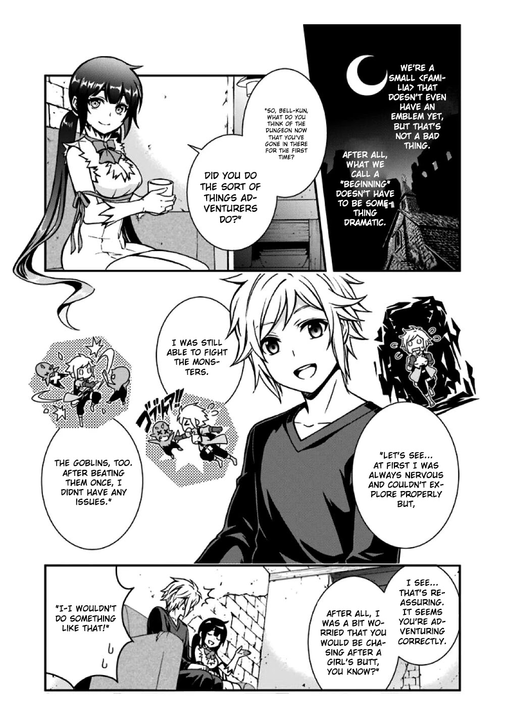 Dungeon ni Deai wo Motomeru no wa Machigatteiru Darou ka II Chapter 0 page 7 - Chapter 0: The goddess of bell