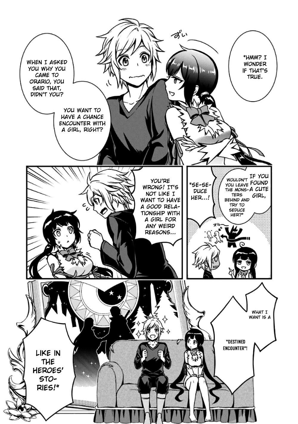 Dungeon ni Deai wo Motomeru no wa Machigatteiru Darou ka II Chapter 0 page 8 - Chapter 0: The goddess of bell