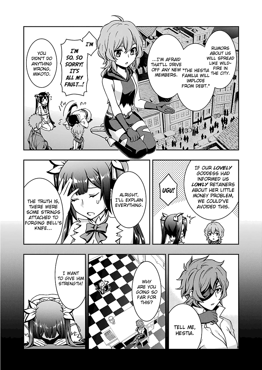 Dungeon ni Deai wo Motomeru no wa Machigatteiru Darou ka II Chapter 1 page 19 - Chapter 1: Smooth Sailing?