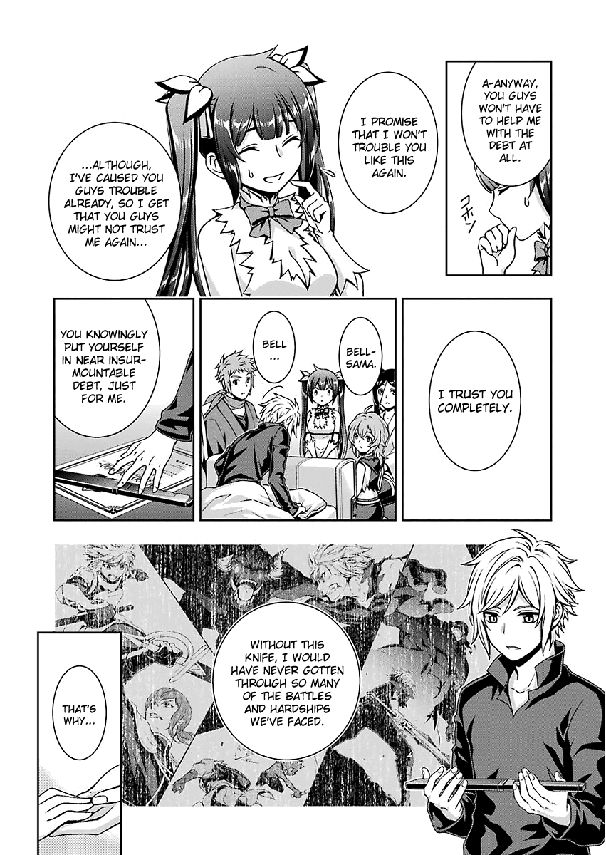 Dungeon ni Deai wo Motomeru no wa Machigatteiru Darou ka II Chapter 1 page 22 - Chapter 1: Smooth Sailing?