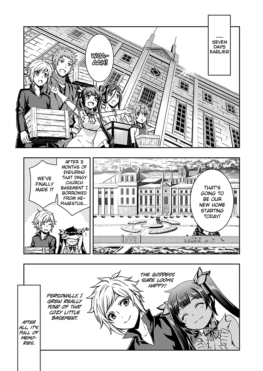 Dungeon ni Deai wo Motomeru no wa Machigatteiru Darou ka II Chapter 1 page 7 - Chapter 1: Smooth Sailing?