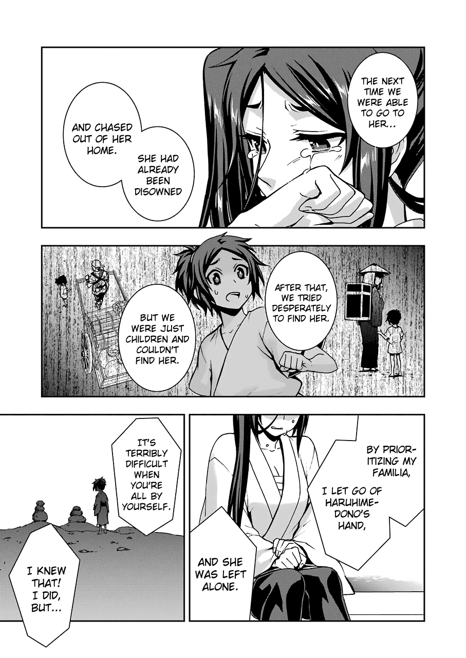 Dungeon ni Deai wo Motomeru no wa Machigatteiru Darou ka II Chapter 11 page 11 - Chapter 11: Bell 11: Yoshiwara x Utakata ①