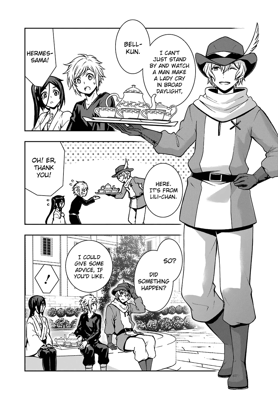 Dungeon ni Deai wo Motomeru no wa Machigatteiru Darou ka II Chapter 11 page 14 - Chapter 11: Bell 11: Yoshiwara x Utakata ①