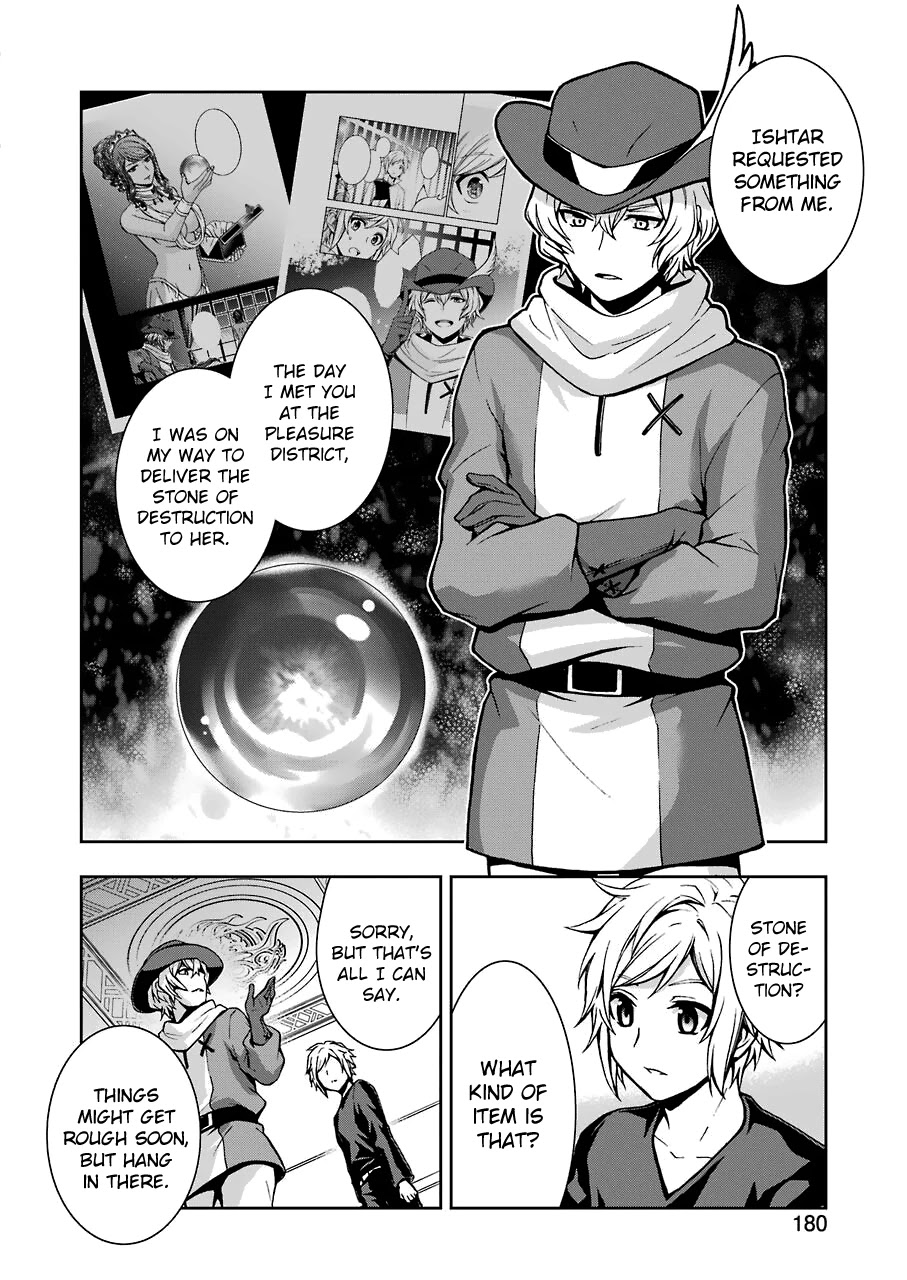 Dungeon ni Deai wo Motomeru no wa Machigatteiru Darou ka II Chapter 12 page 10 - Chapter 12: Bell 12: Yoshiwara x Utakata ②