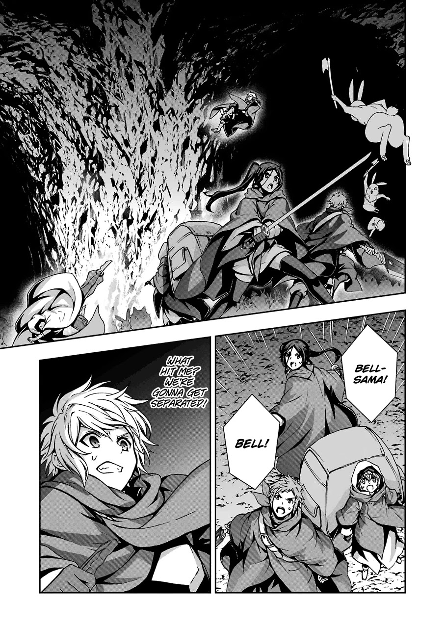 Dungeon ni Deai wo Motomeru no wa Machigatteiru Darou ka II Chapter 12 page 21 - Chapter 12: Bell 12: Yoshiwara x Utakata ②
