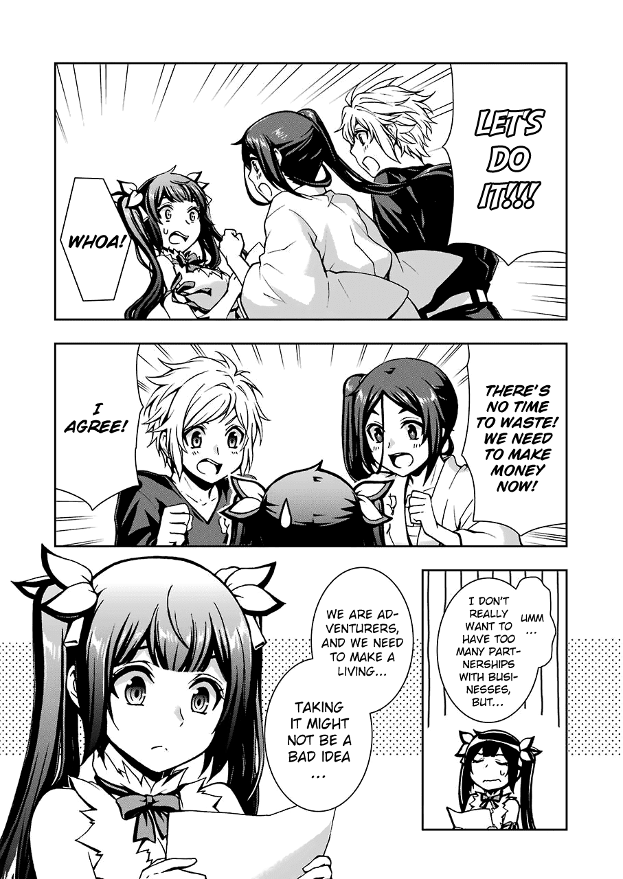 Dungeon ni Deai wo Motomeru no wa Machigatteiru Darou ka II Chapter 12 page 8 - Chapter 12: Bell 12: Yoshiwara x Utakata ②