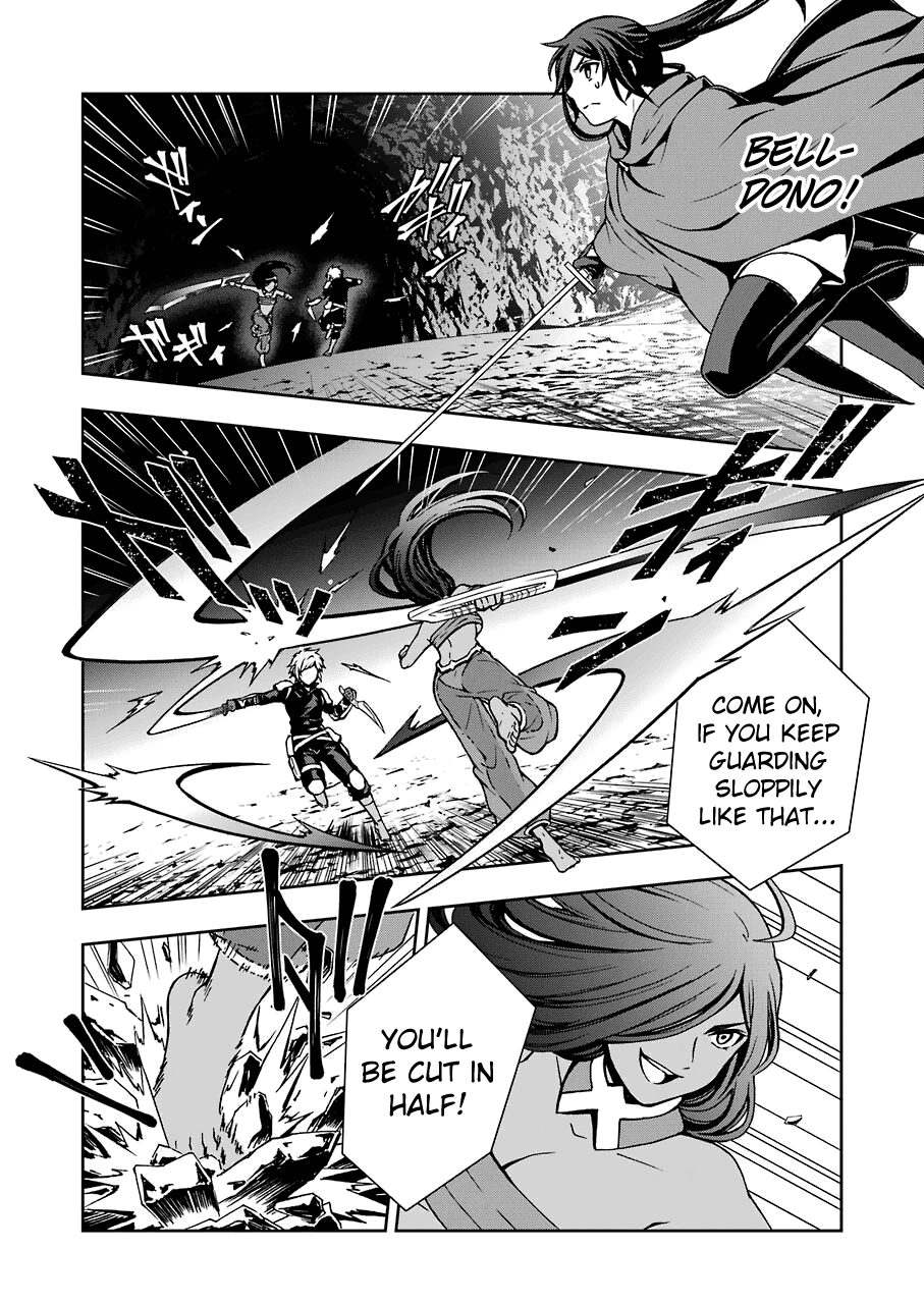Dungeon ni Deai wo Motomeru no wa Machigatteiru Darou ka II Chapter 13 page 12 - Chapter 13: Bell 13: Yoshiwara x Utakata ③