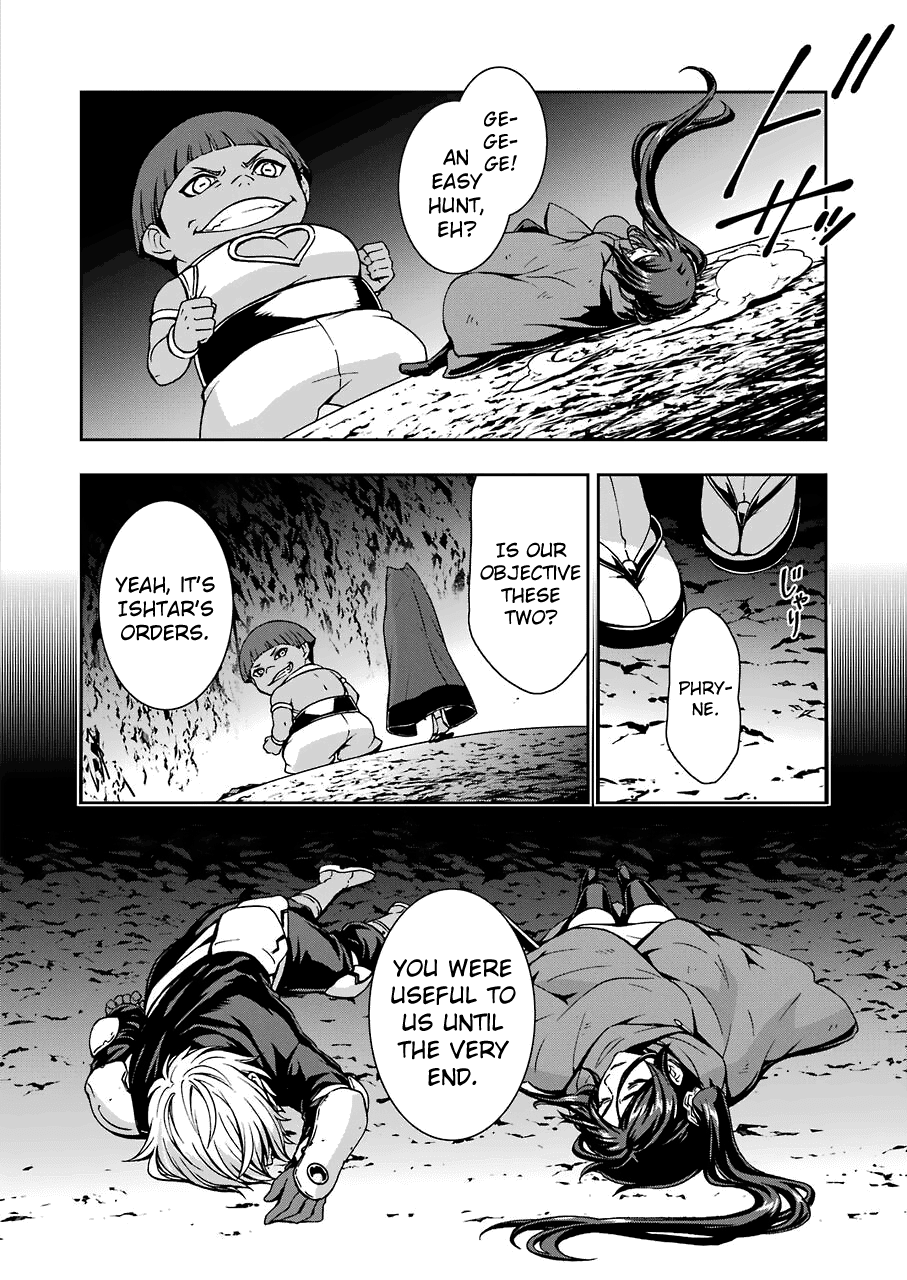 Dungeon ni Deai wo Motomeru no wa Machigatteiru Darou ka II Chapter 13 page 22 - Chapter 13: Bell 13: Yoshiwara x Utakata ③