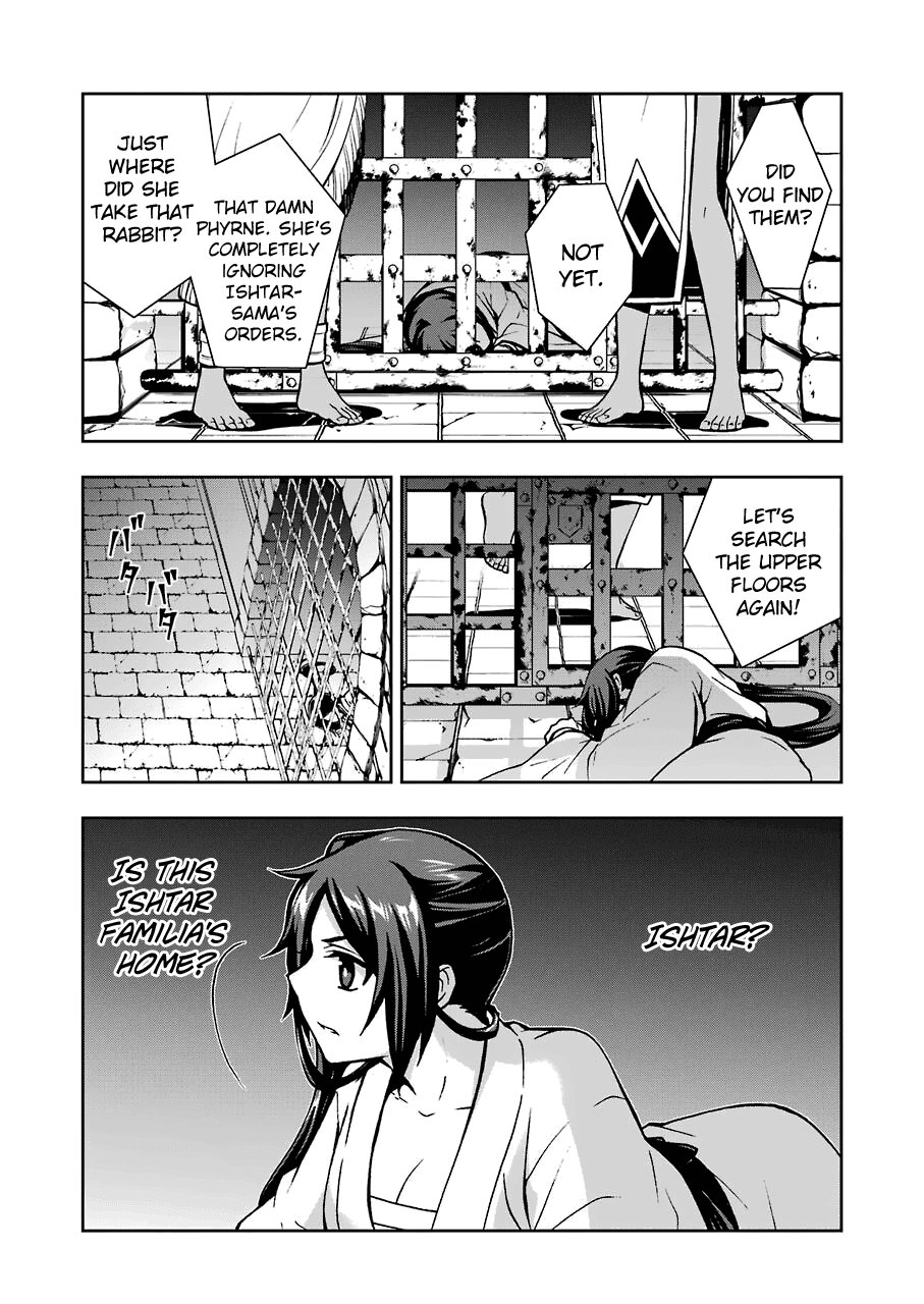 Dungeon ni Deai wo Motomeru no wa Machigatteiru Darou ka II Chapter 14.1 page 11 - Chapter 14.1: Stone of Destruction ①