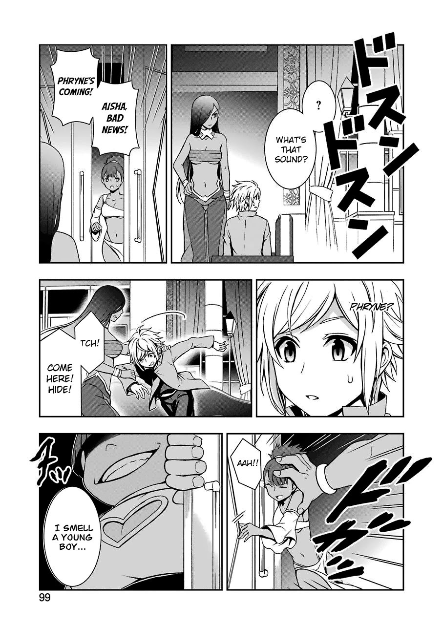 Dungeon ni Deai wo Motomeru no wa Machigatteiru Darou ka II Chapter 3 page 19 - Chapter 3: Run, Cranel! Part 2