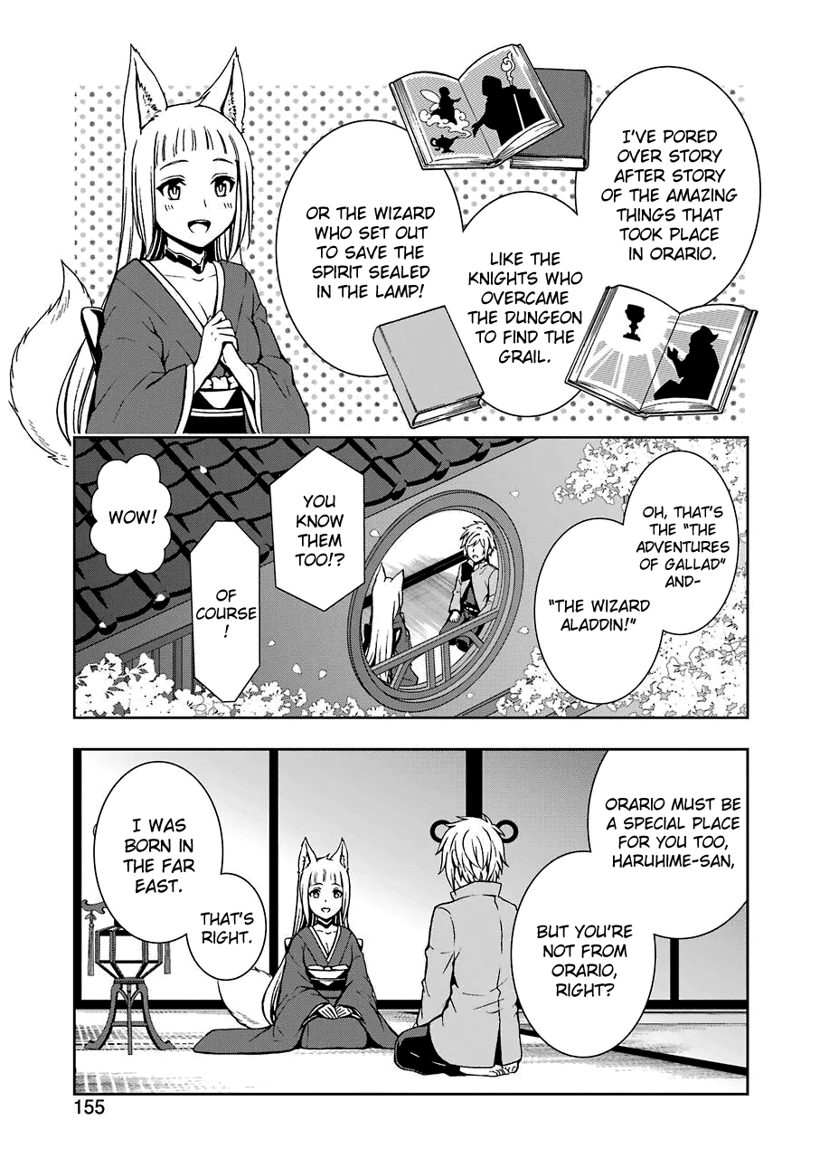 Dungeon ni Deai wo Motomeru no wa Machigatteiru Darou ka II Chapter 5 page 13 - Chapter 5: Run, Cranel! Part 4