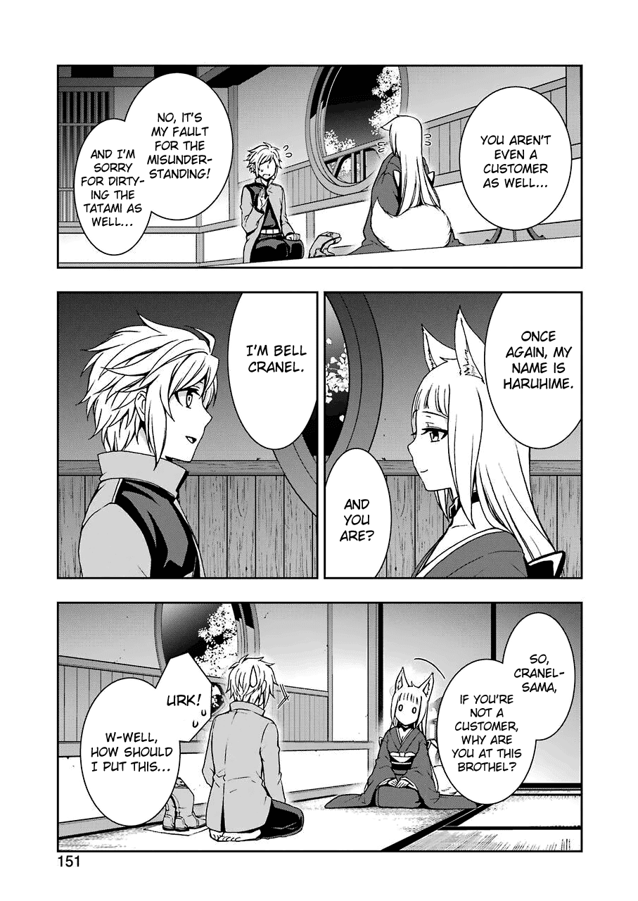 Dungeon ni Deai wo Motomeru no wa Machigatteiru Darou ka II Chapter 5 page 9 - Chapter 5: Run, Cranel! Part 4