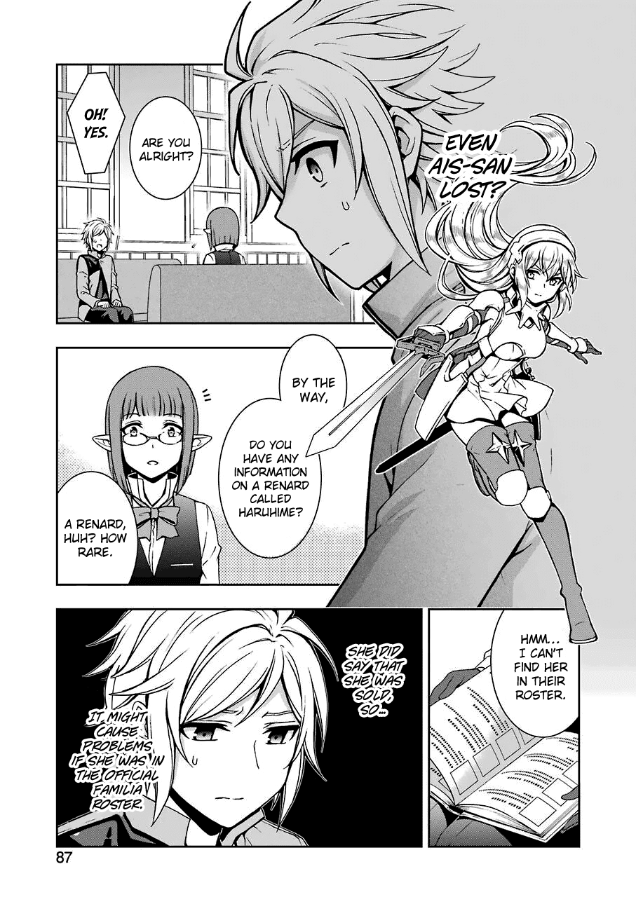 Dungeon ni Deai wo Motomeru no wa Machigatteiru Darou ka II Chapter 6 page 18 - Chapter 6: Run, Cranel! Part 5