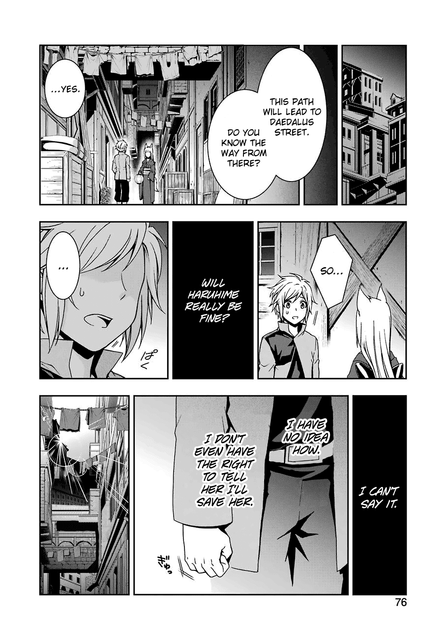 Dungeon ni Deai wo Motomeru no wa Machigatteiru Darou ka II Chapter 6 page 8 - Chapter 6: Run, Cranel! Part 5