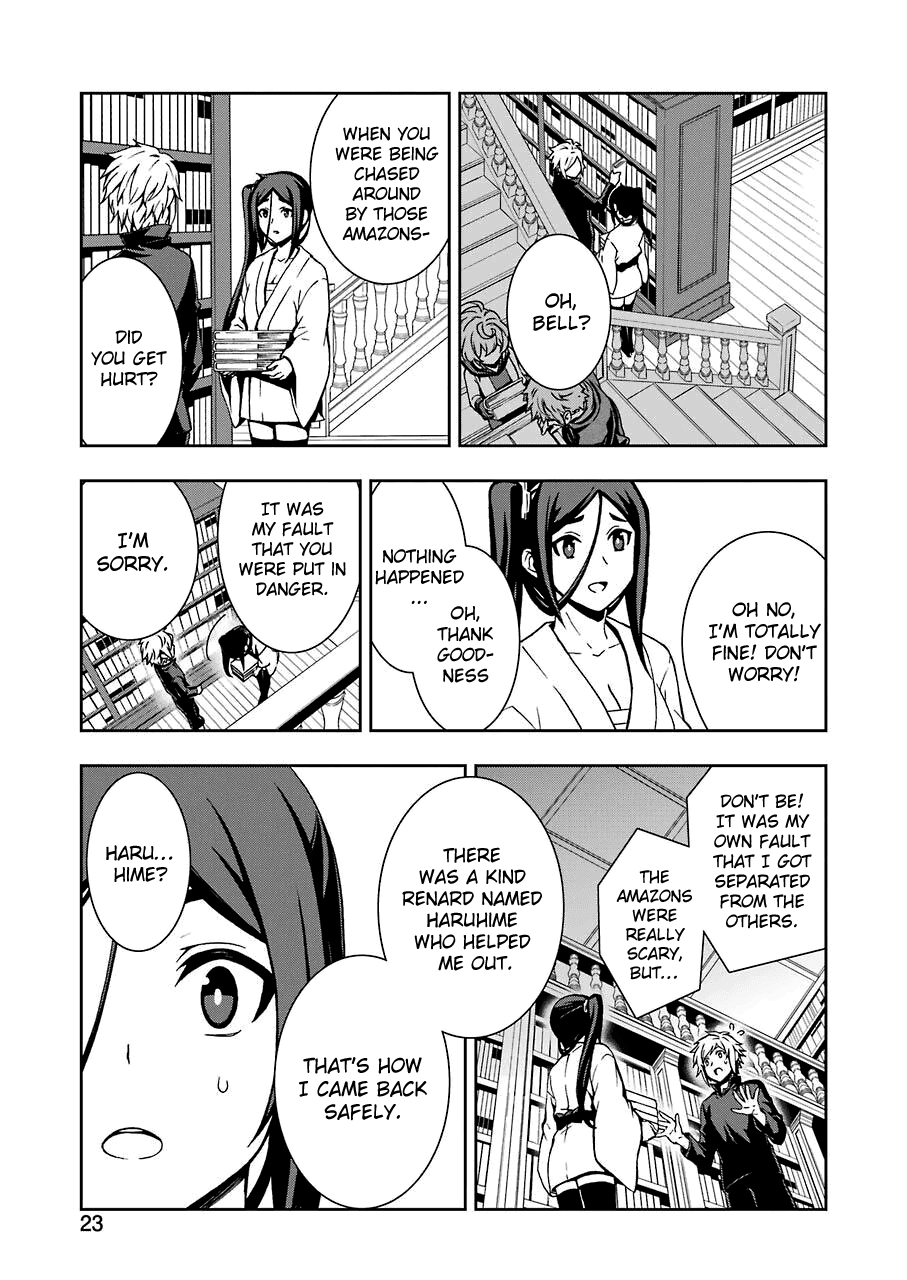 Dungeon ni Deai wo Motomeru no wa Machigatteiru Darou ka II Chapter 7 page 10 - Chapter 7: The Fox and Rabbit's Torment ①