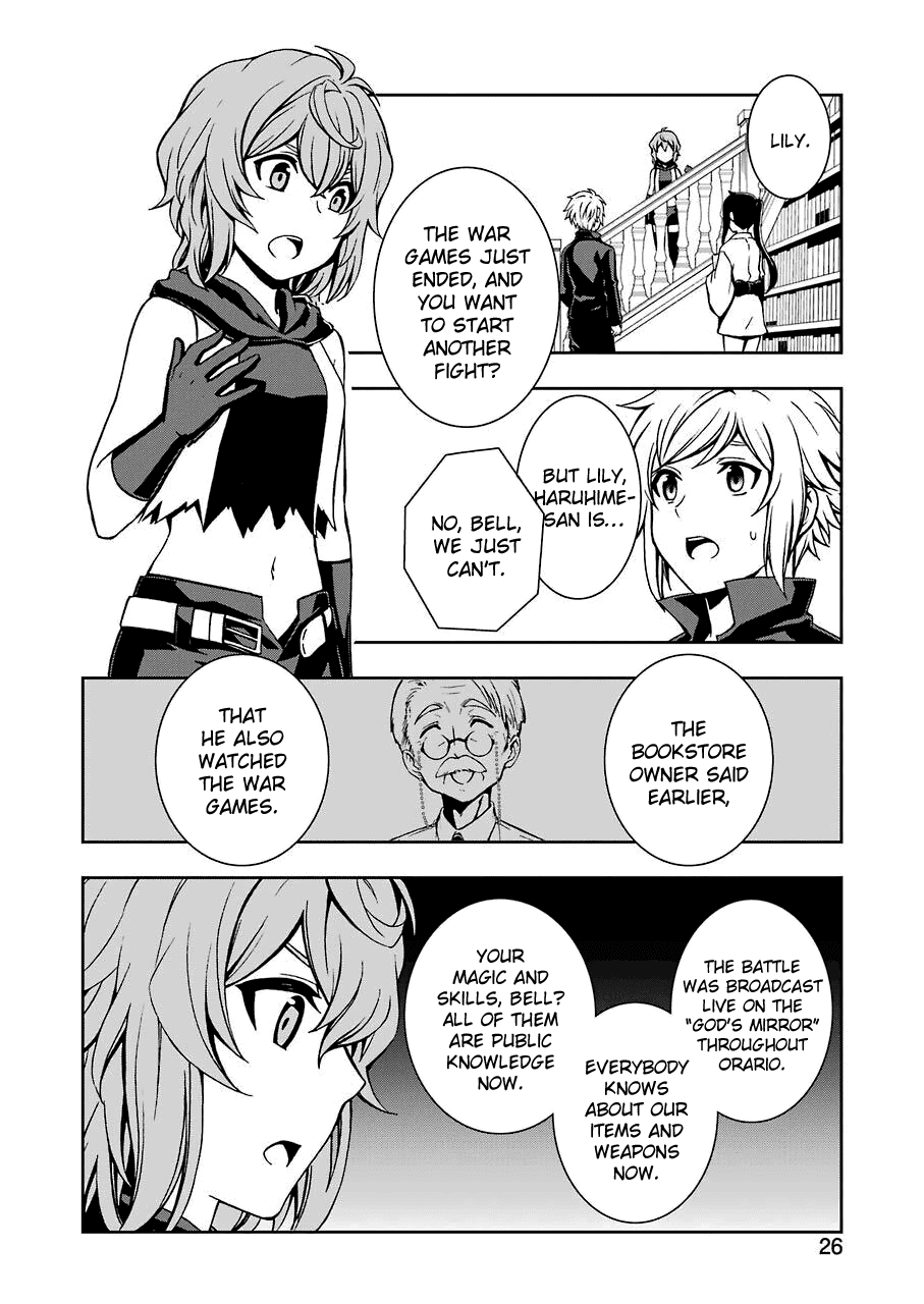 Dungeon ni Deai wo Motomeru no wa Machigatteiru Darou ka II Chapter 7 page 13 - Chapter 7: The Fox and Rabbit's Torment ①