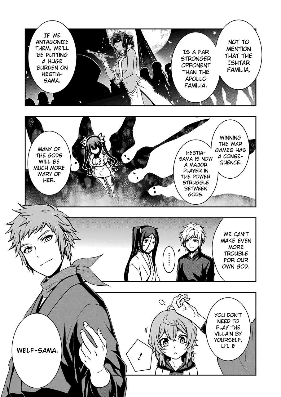 Dungeon ni Deai wo Motomeru no wa Machigatteiru Darou ka II Chapter 7 page 14 - Chapter 7: The Fox and Rabbit's Torment ①