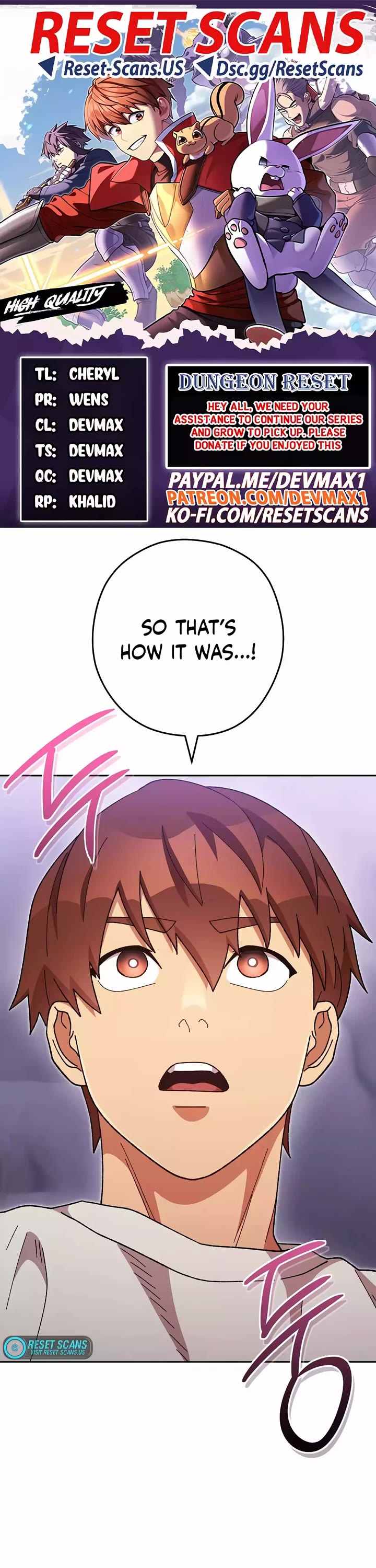 Dungeon Reset Chapter 193 page 1 - Chapter 193: S3 END
