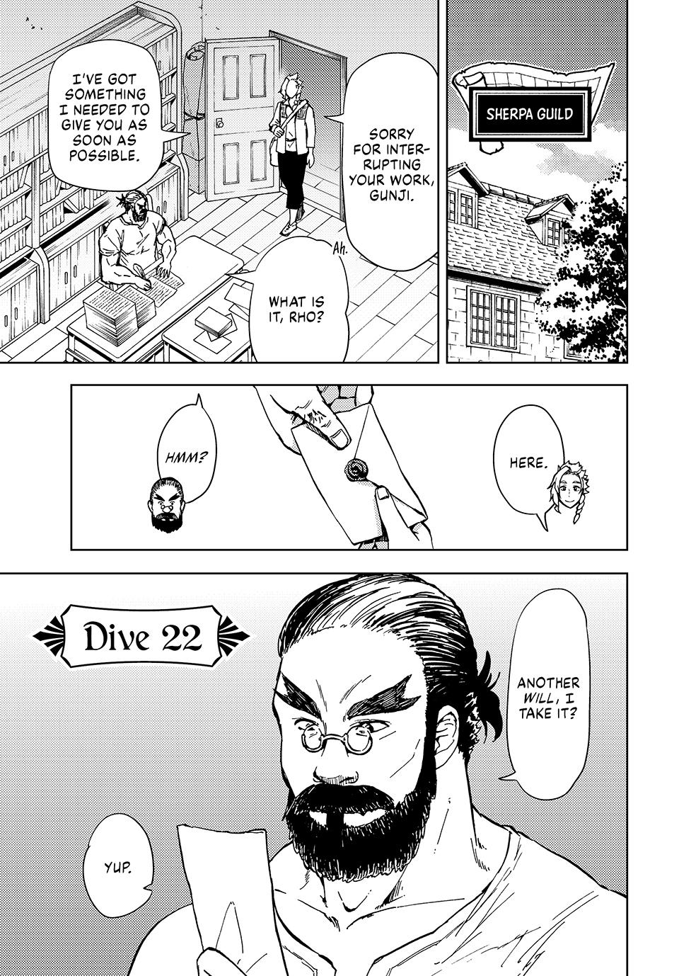 Dungeon Sherpa: Meikyuu Michisaki Annainin Chapter 22 page 1 - Chapter 22