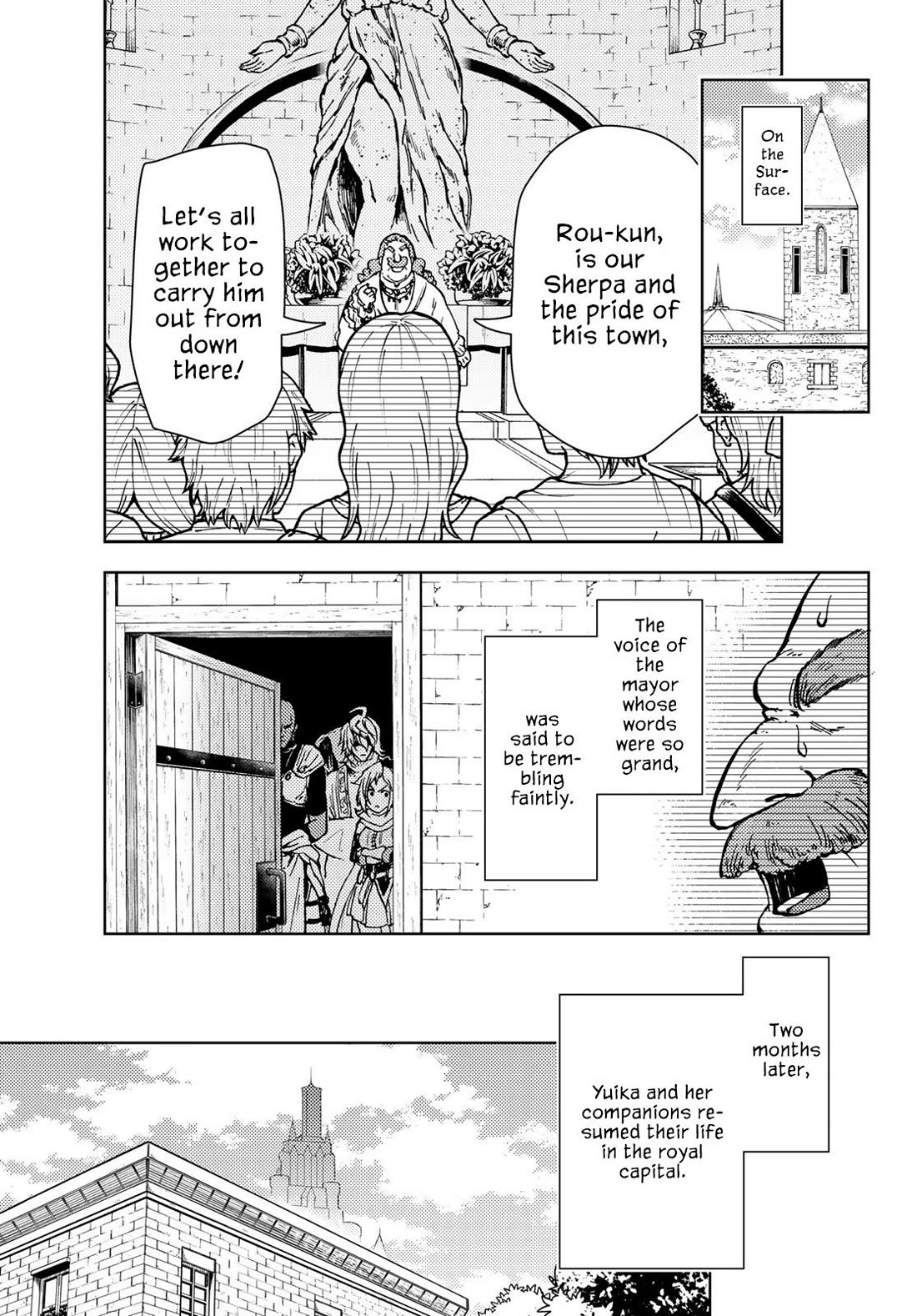 Dungeon Sherpa: Meikyuu Michisaki Annainin Chapter 29 page 36 - Chapter 29: Dive 29