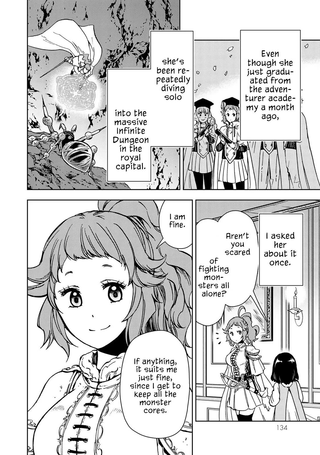 Dungeon Sherpa: Meikyuu Michisaki Annainin Chapter 30 page 3 - Chapter 30: Dive 30