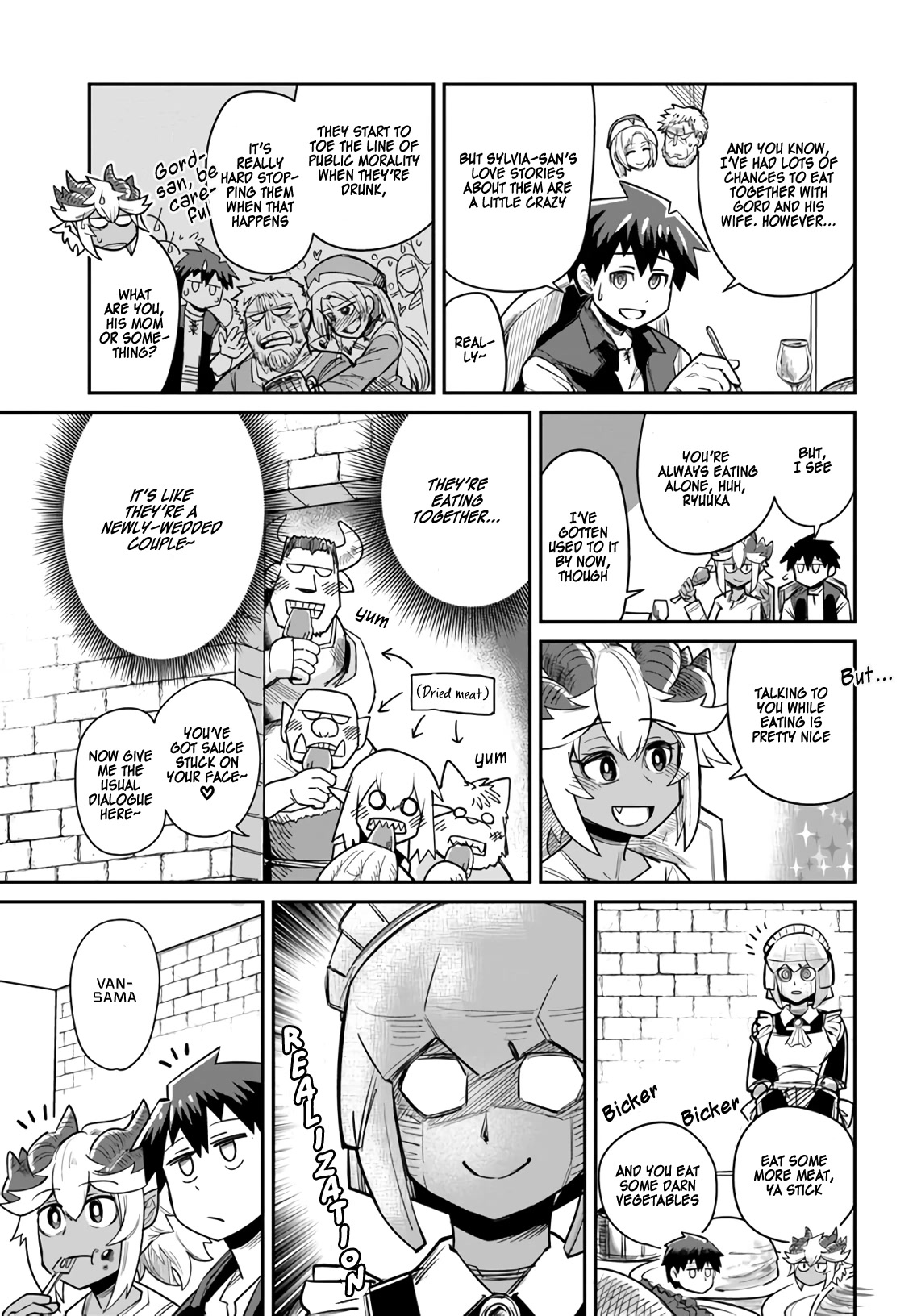 Dungeon's Childhood Friend Chapter 13 page 10 - Chapter 13: Maid-san is scary.