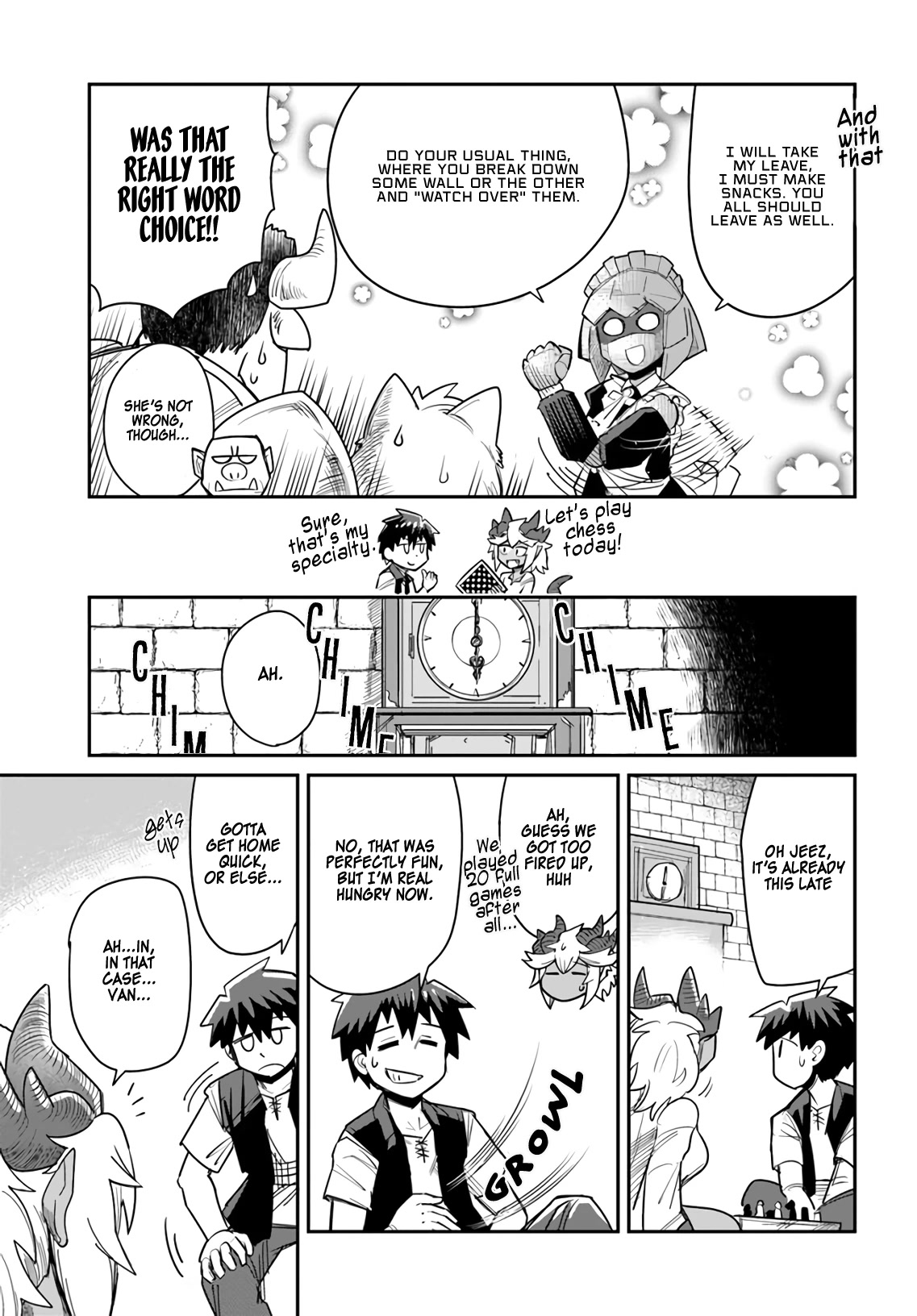 Dungeon's Childhood Friend Chapter 13 page 8 - Chapter 13: Maid-san is scary.