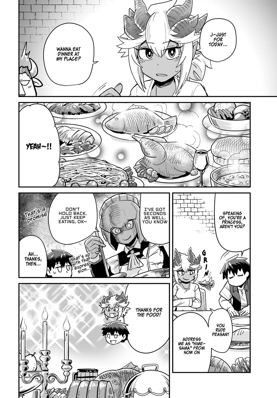 Dungeon's Childhood Friend Chapter 13 page 9 - Chapter 13: Maid-san is scary.