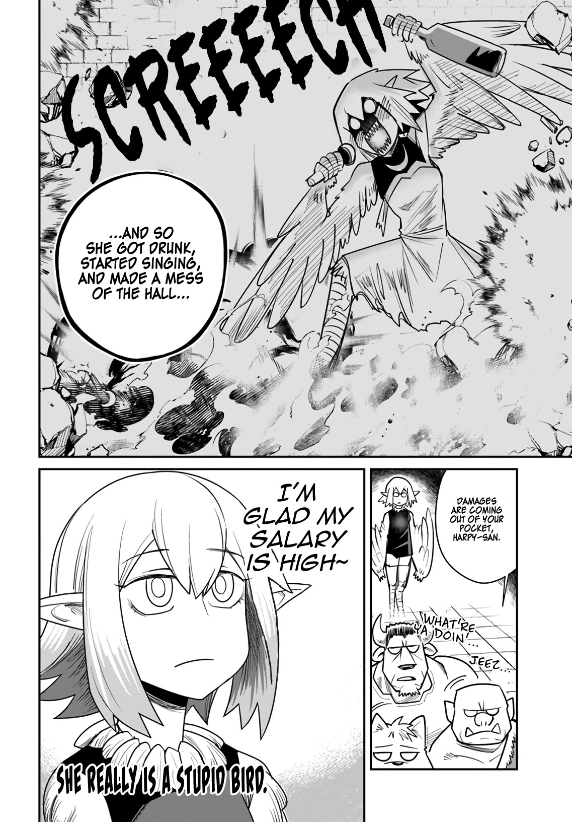 Dungeon's Childhood Friend Chapter 14 page 14 - Chapter 14: Harpy is a Carnivore.