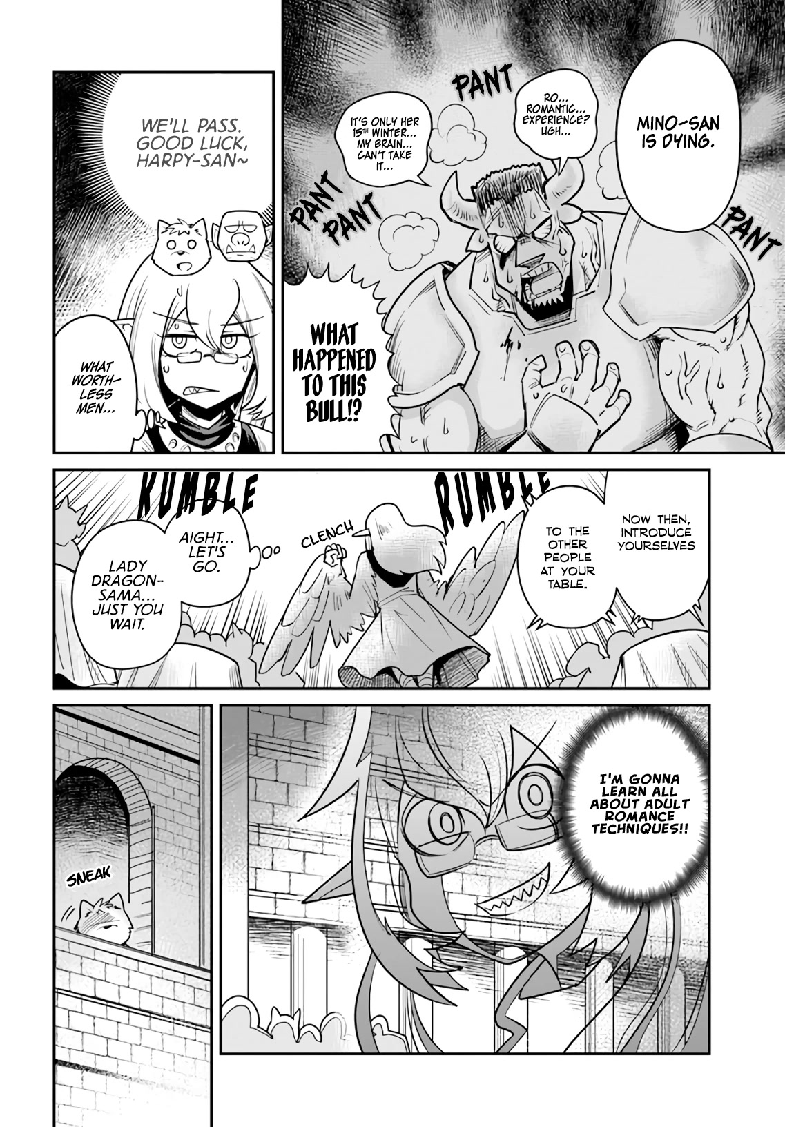 Dungeon's Childhood Friend Chapter 14 page 4 - Chapter 14: Harpy is a Carnivore.