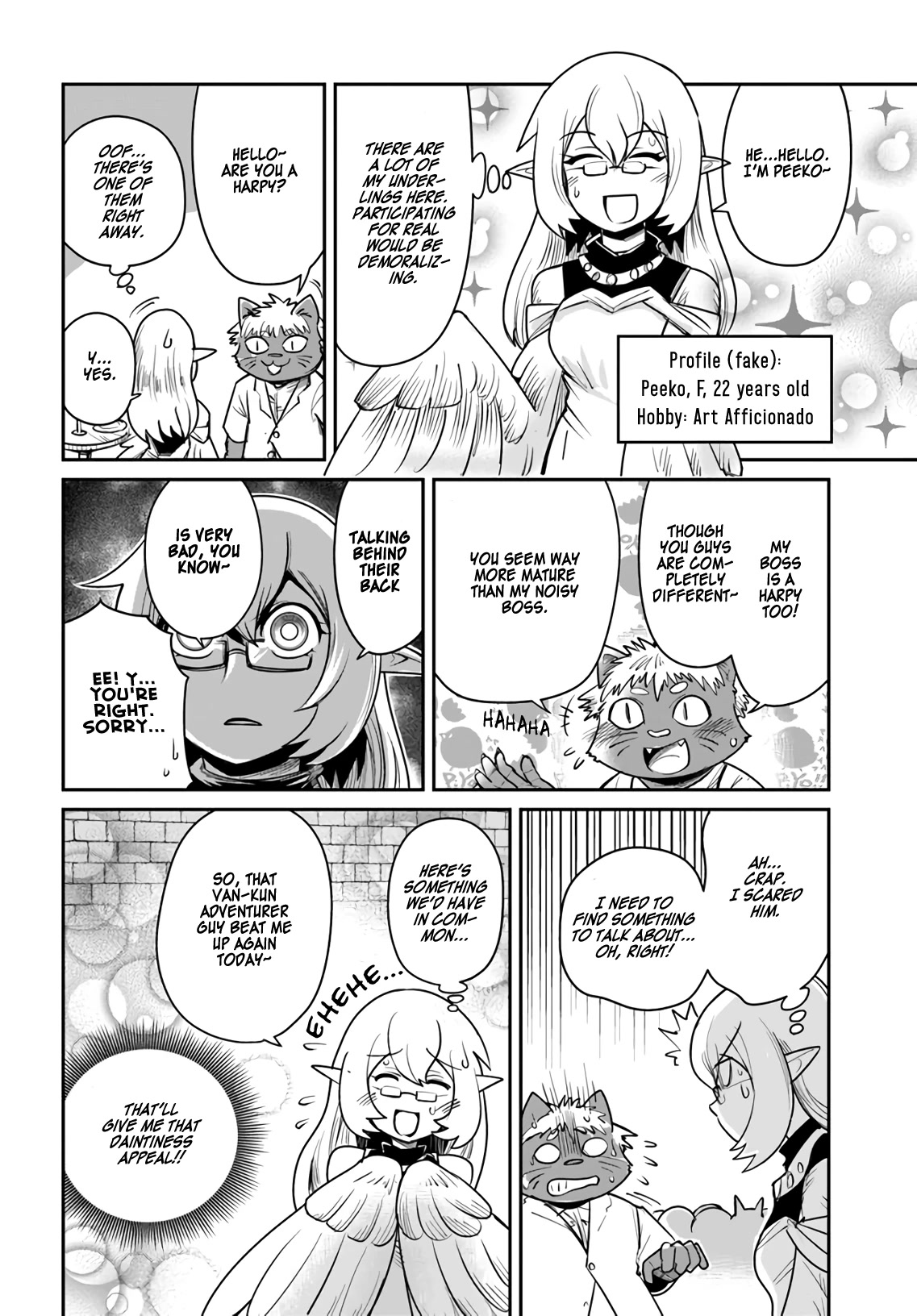 Dungeon's Childhood Friend Chapter 14 page 6 - Chapter 14: Harpy is a Carnivore.