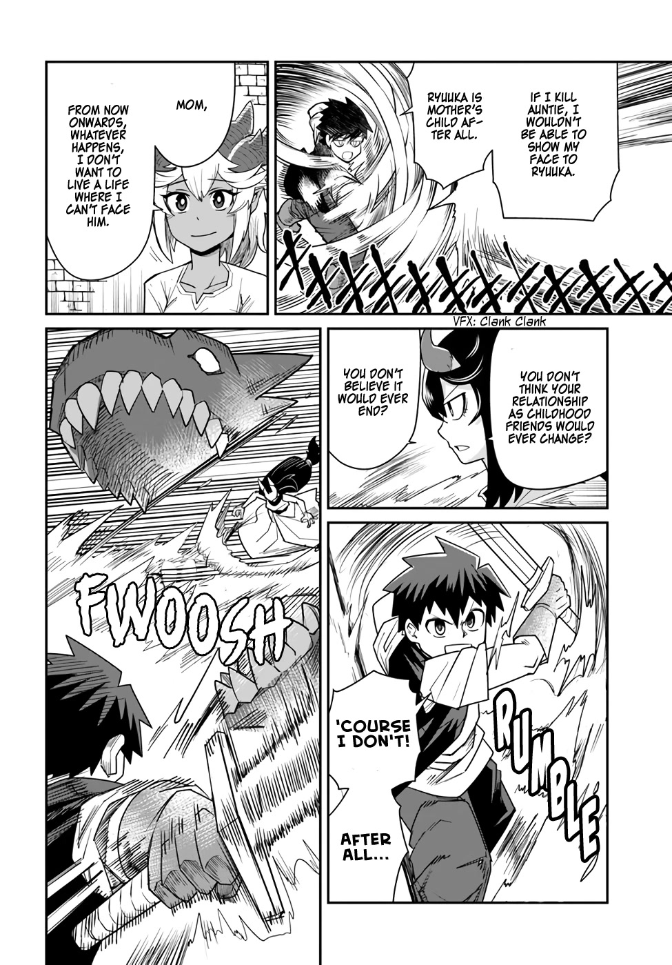 Dungeon's Childhood Friend Chapter 17 page 10 - Chapter 17: Childhood Friend's Mom is Strong.