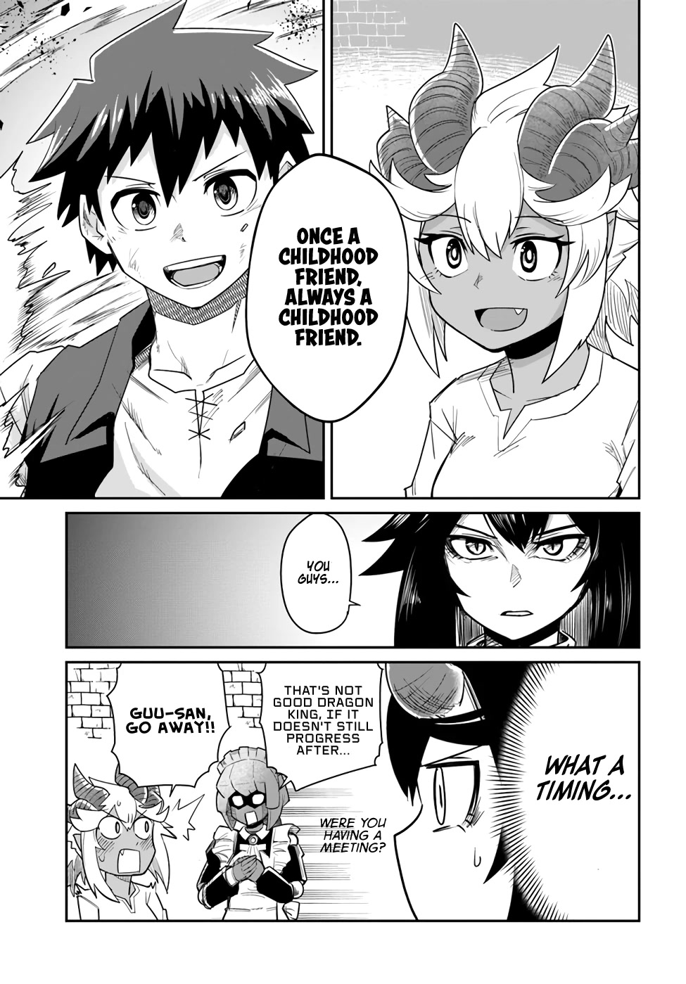 Dungeon's Childhood Friend Chapter 17 page 11 - Chapter 17: Childhood Friend's Mom is Strong.