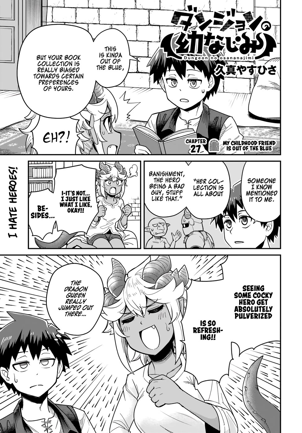 Dungeon's Childhood Friend Chapter 27 page 1 - Chapter 27: My Childhood Friend Is Out Of The Blue