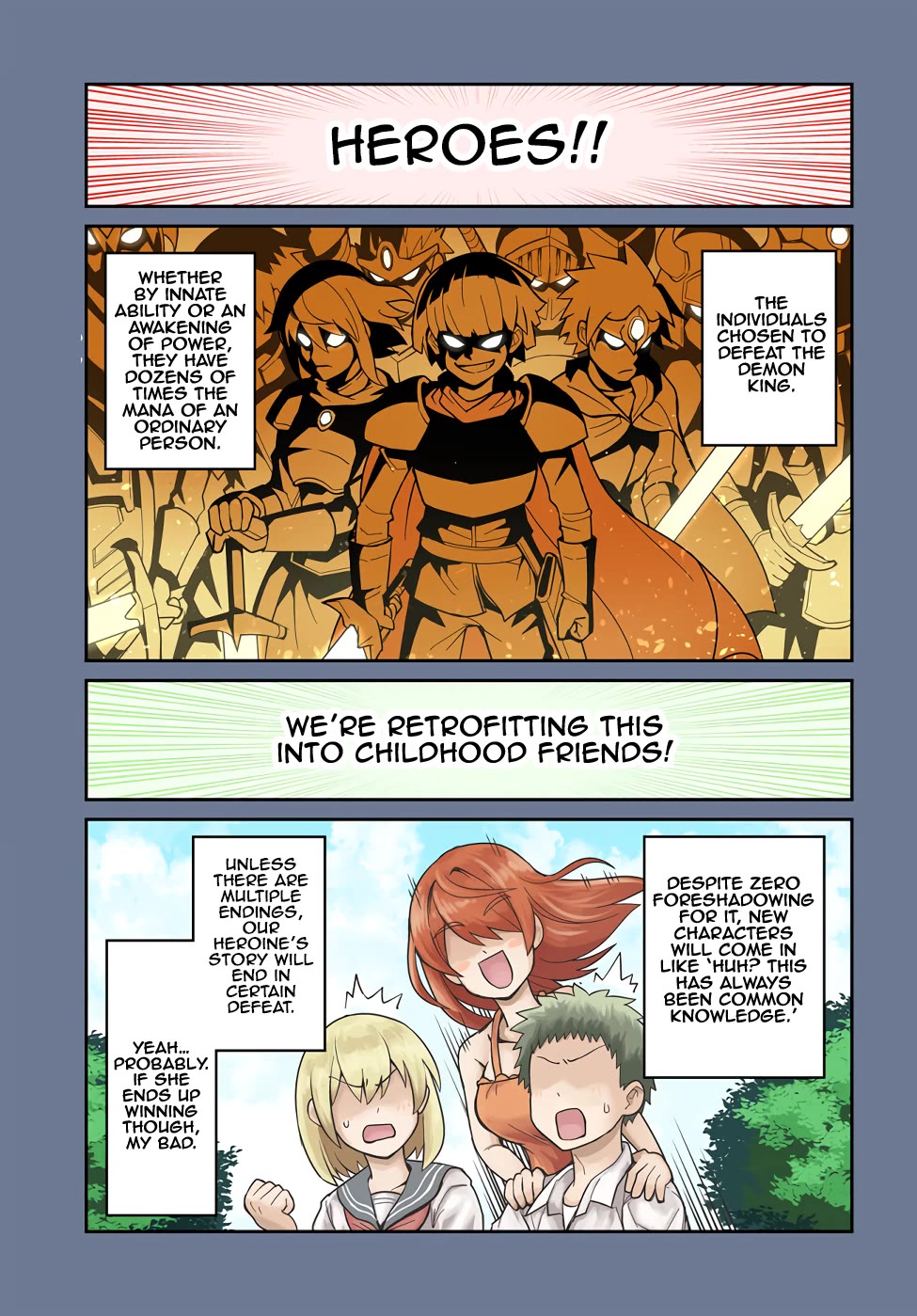 Dungeon's Childhood Friend Chapter 28 page 3 - Chapter 28: My Childhood Friend is The Great Hero