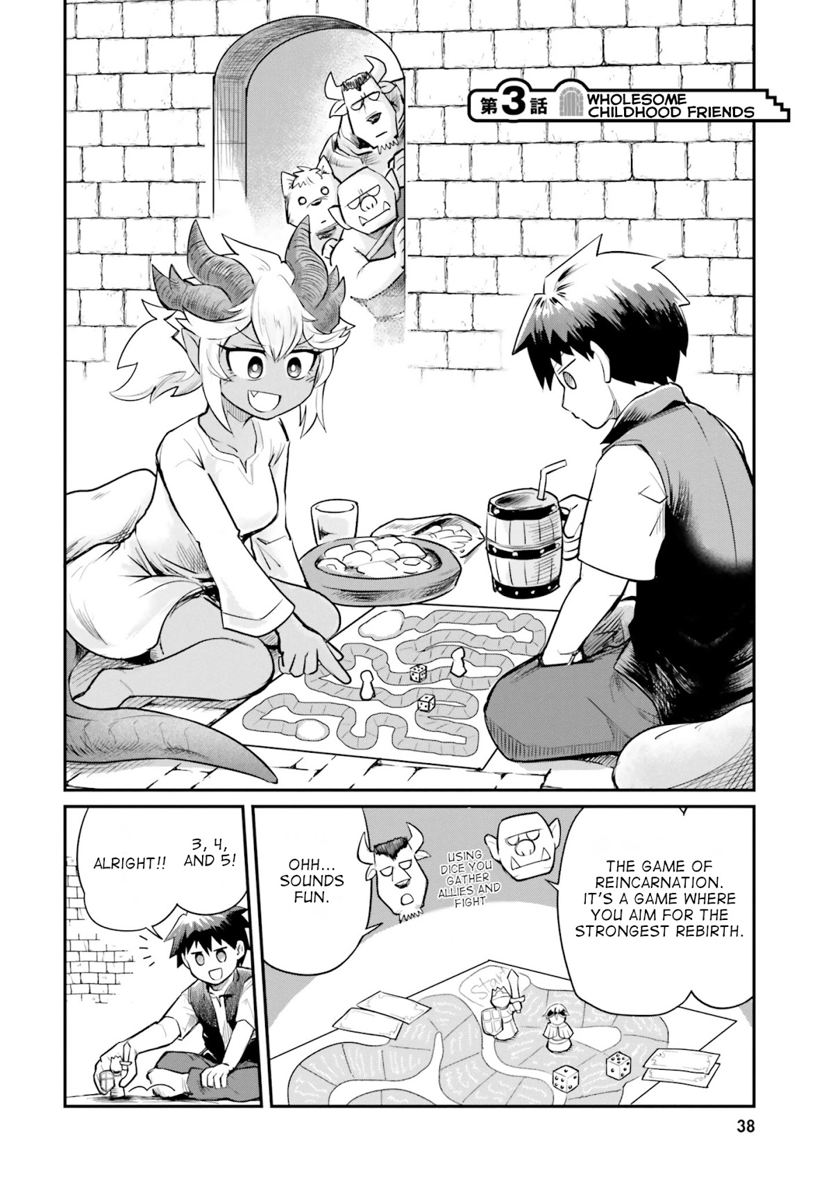 Dungeon's Childhood Friend Chapter 3 page 2 - Chapter 3: Wholesome childhood friends.