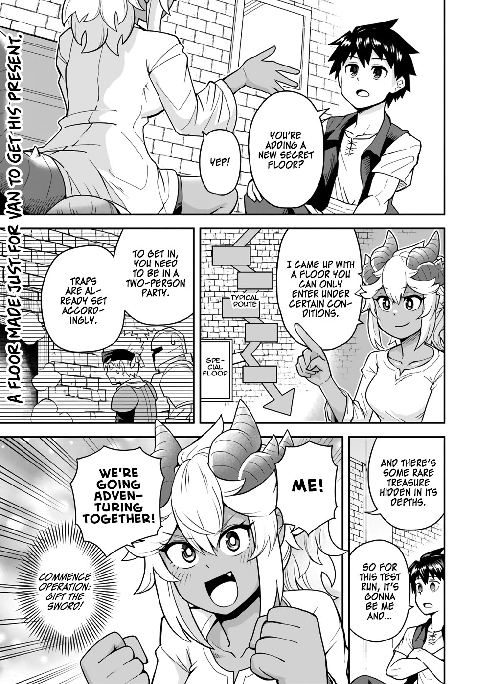 Dungeon's Childhood Friend Chapter 33.1 page 1 - Chapter 33.1: My Childhood Friend Gets To Be A Kid Again - Part 1
