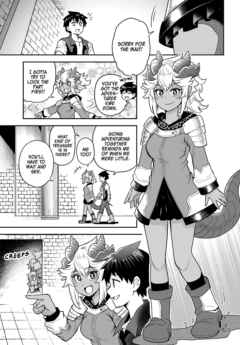 Dungeon's Childhood Friend Chapter 33.1 page 3 - Chapter 33.1: My Childhood Friend Gets To Be A Kid Again - Part 1