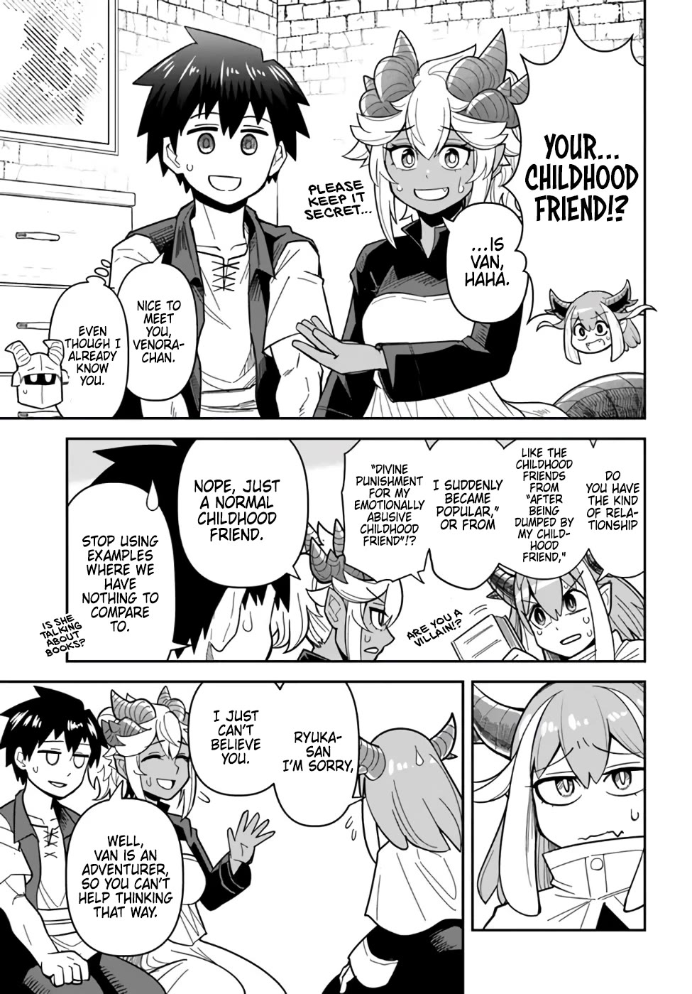 Dungeon's Childhood Friend Chapter 39 page 11 - Chapter 39: Dragons are Huge Introverts