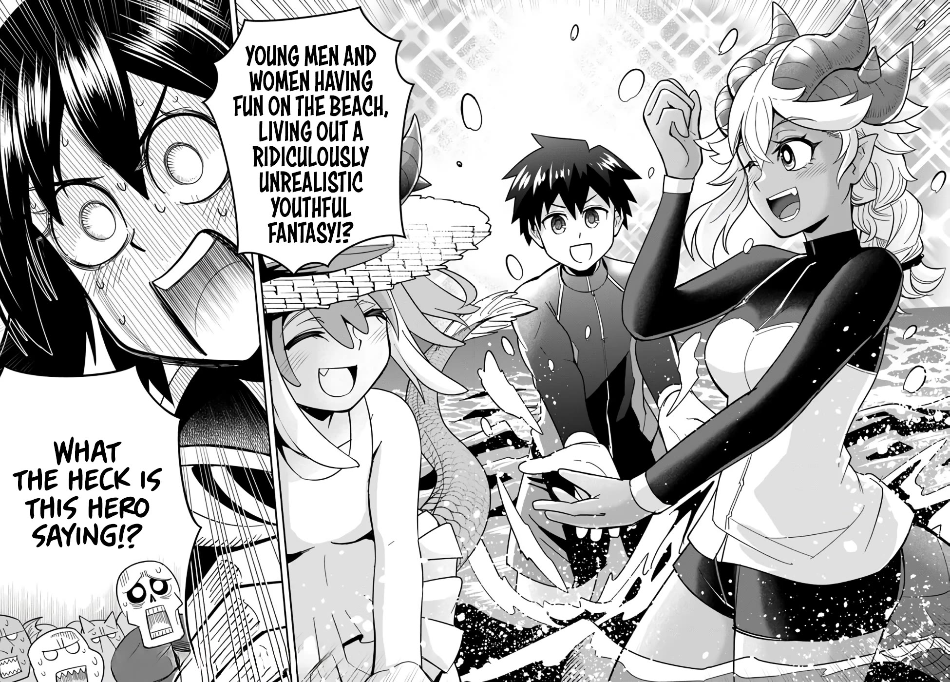 Dungeon's Childhood Friend Chapter 45 page 8 - Chapter 45: Childhood Friends Laughing and Splashing