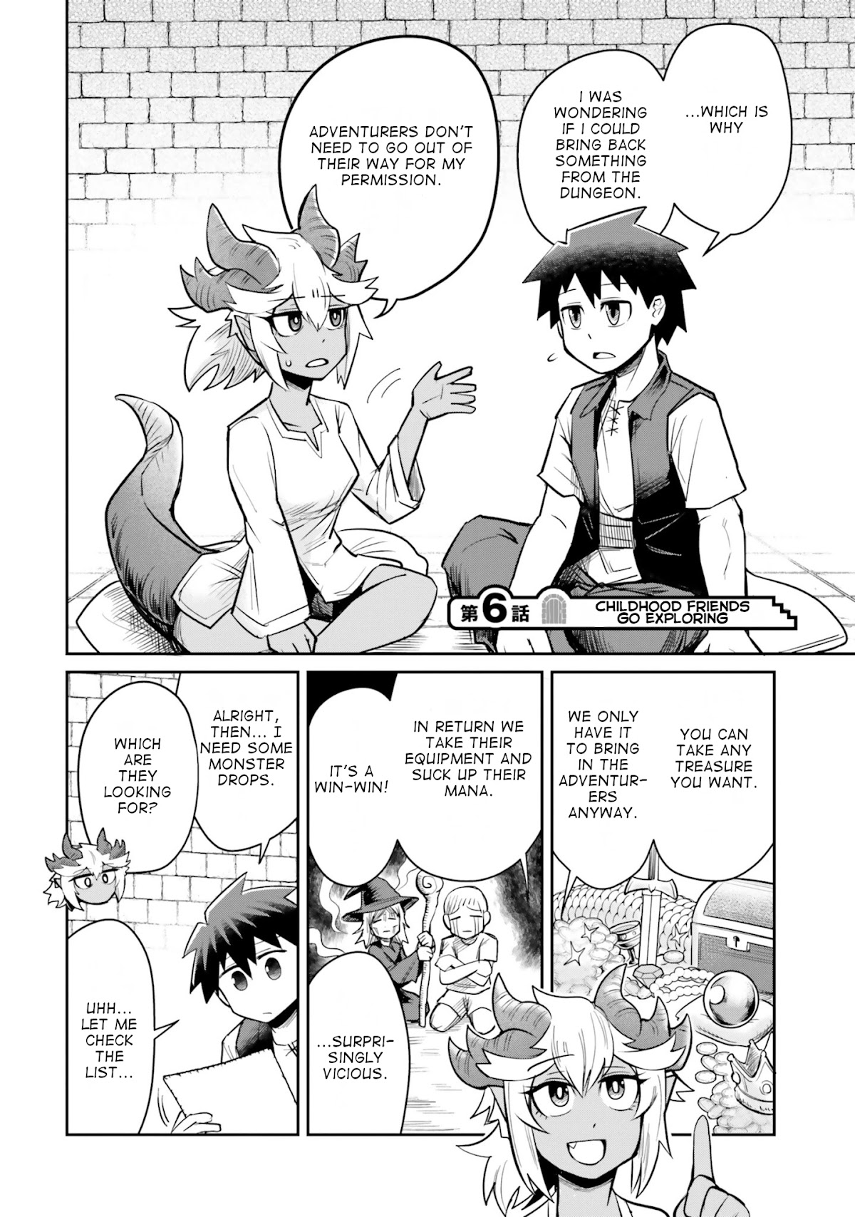Dungeon's Childhood Friend Chapter 6 page 2 - Chapter 6: Childhood friends go exploring.