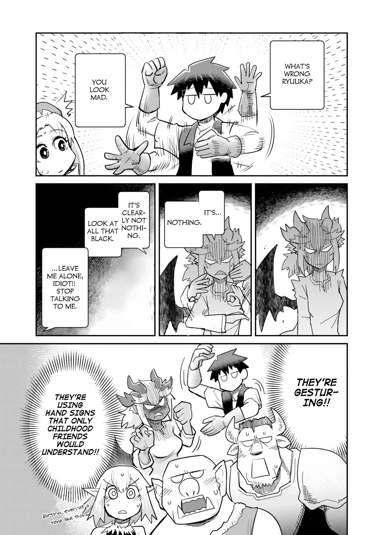 Dungeon's Childhood Friend Chapter 9 page 3 - Chapter 9: Childhood friends get angy.