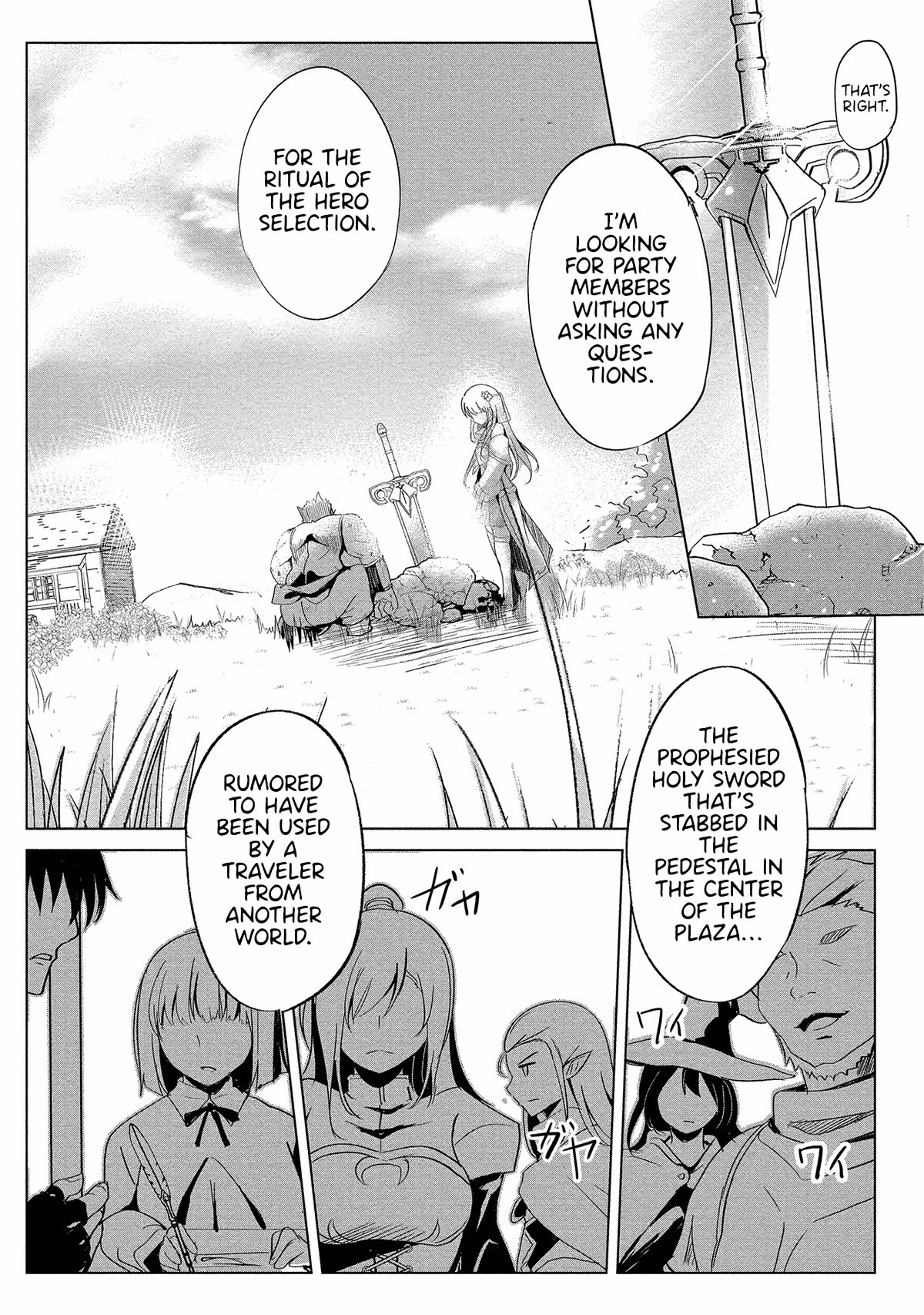Dunking on Succubi in Another World Chapter 1 page 14 - Chapter 1: The Wielder of the "Holy" Sword