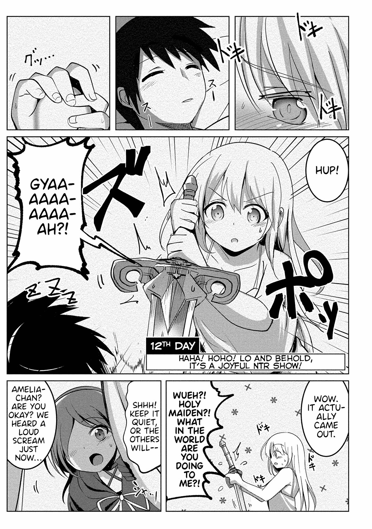 Dunking on Succubi in Another World Chapter 12 page 1 - Chapter 12: Haha! Hoho! Lo and Behold, it’s a Joyful NTR Show!