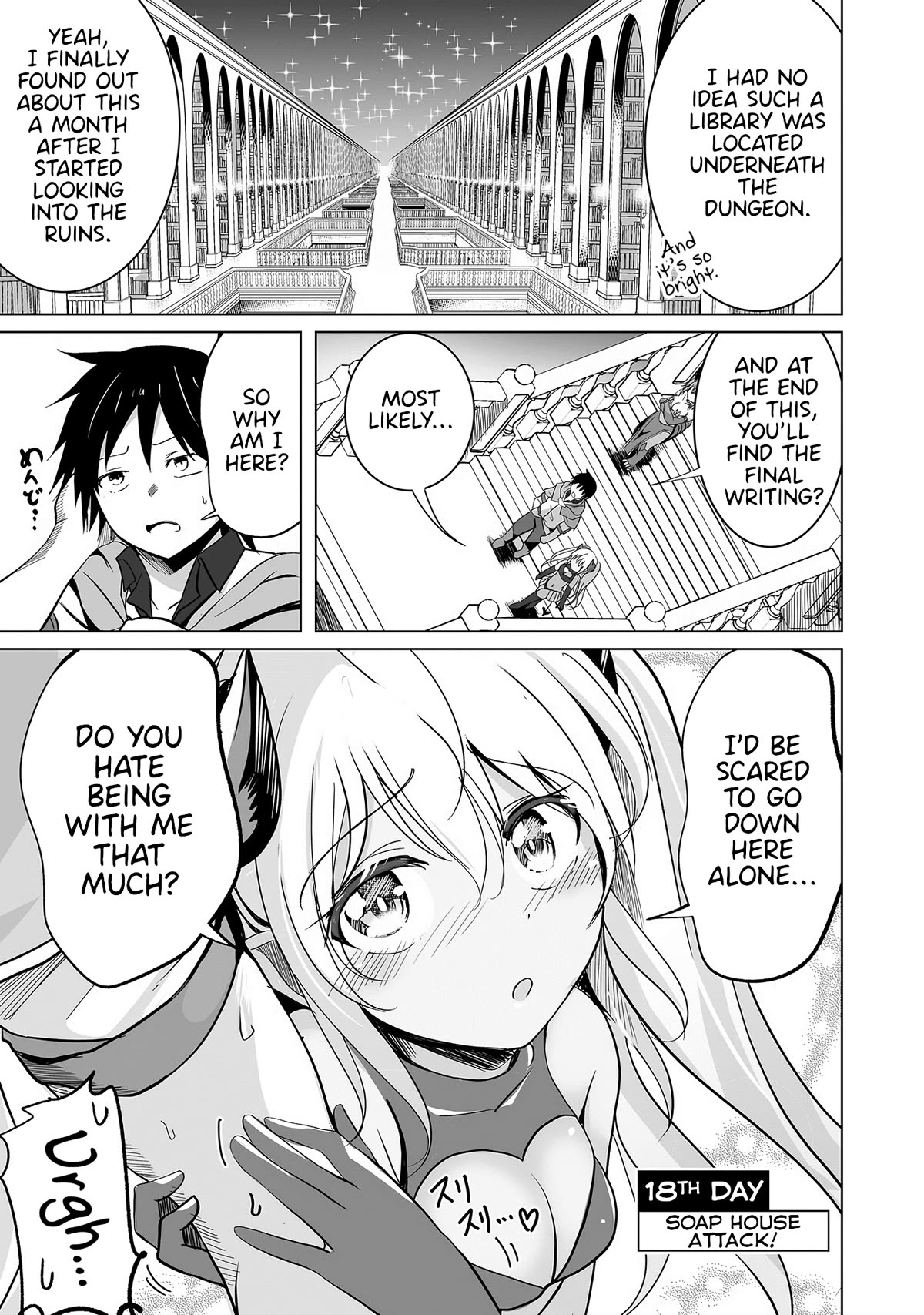 Dunking on Succubi in Another World Chapter 18 page 1 - Chapter 18: Soap House Attack!
